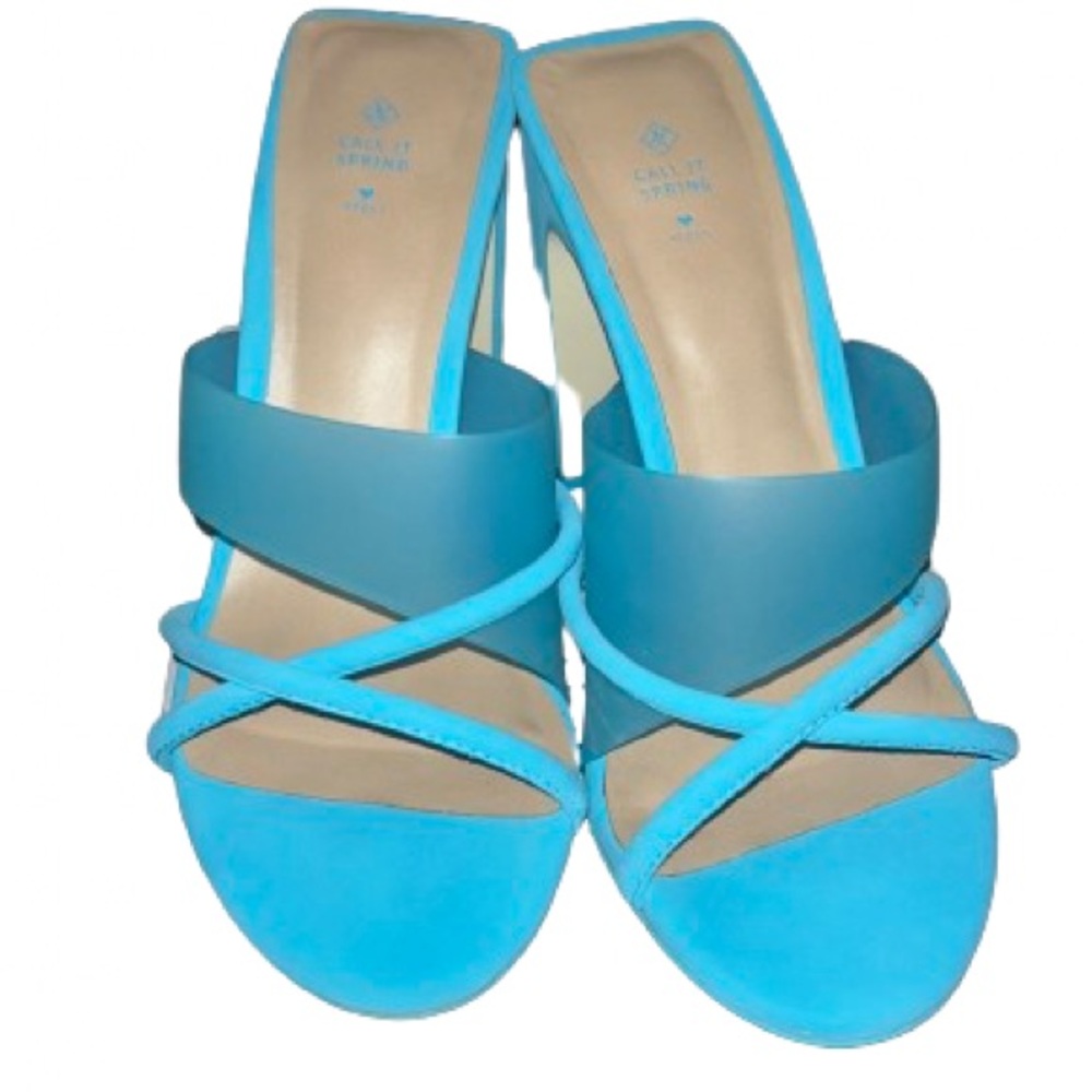 Beautiful teal  sandals size 7.5 only $25